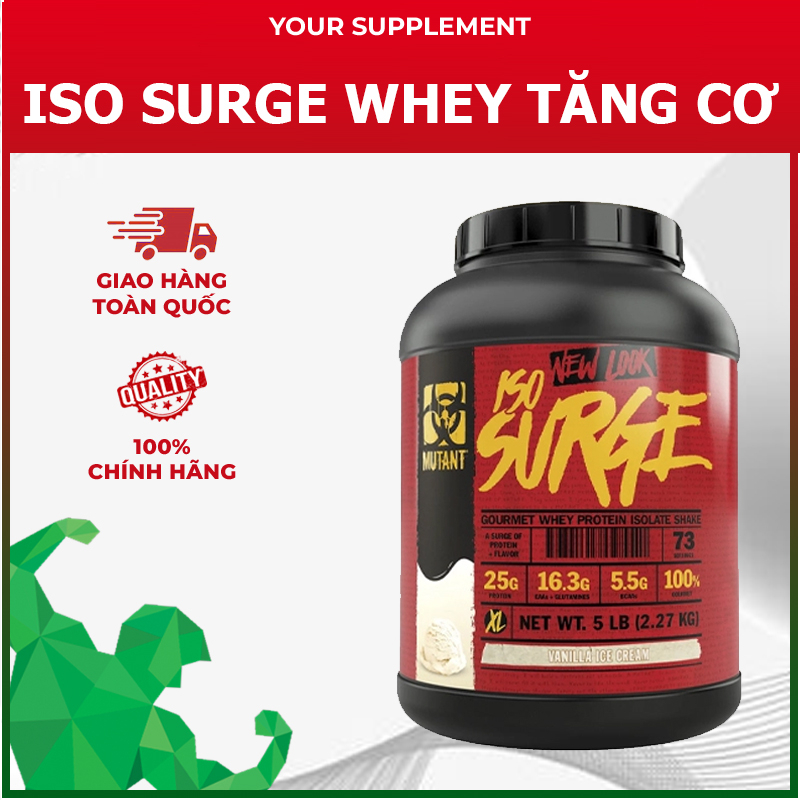 Sữa Tăng Cơ, Bổ Sung Protein, Săn Chắc Cơ Thể Mutant Iso Surge - 71 lần dùng