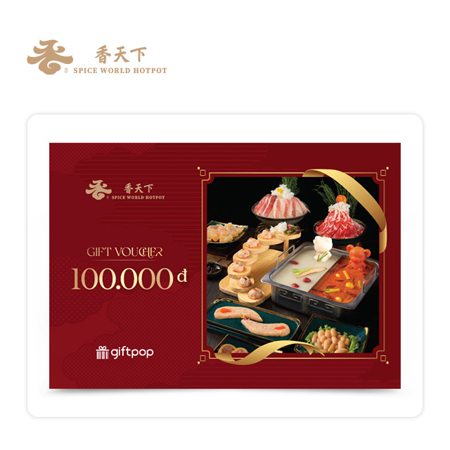 Phiếu quà tặng Spice World 100.000 VND