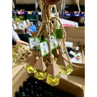 5 Chai - Tinh dầu treo xe oto hương sả chanh giúp khử mùi, chống say xe