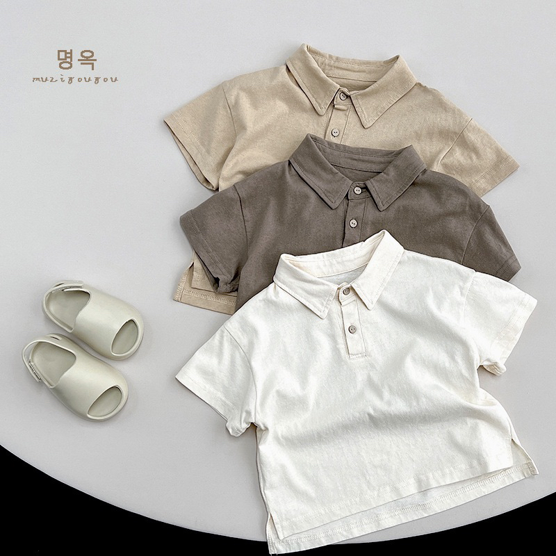 Áo polo ngắn tay cho bé hàng quảng châu