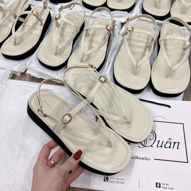 Sandal xỏ ngón CK đế bánh mỳ