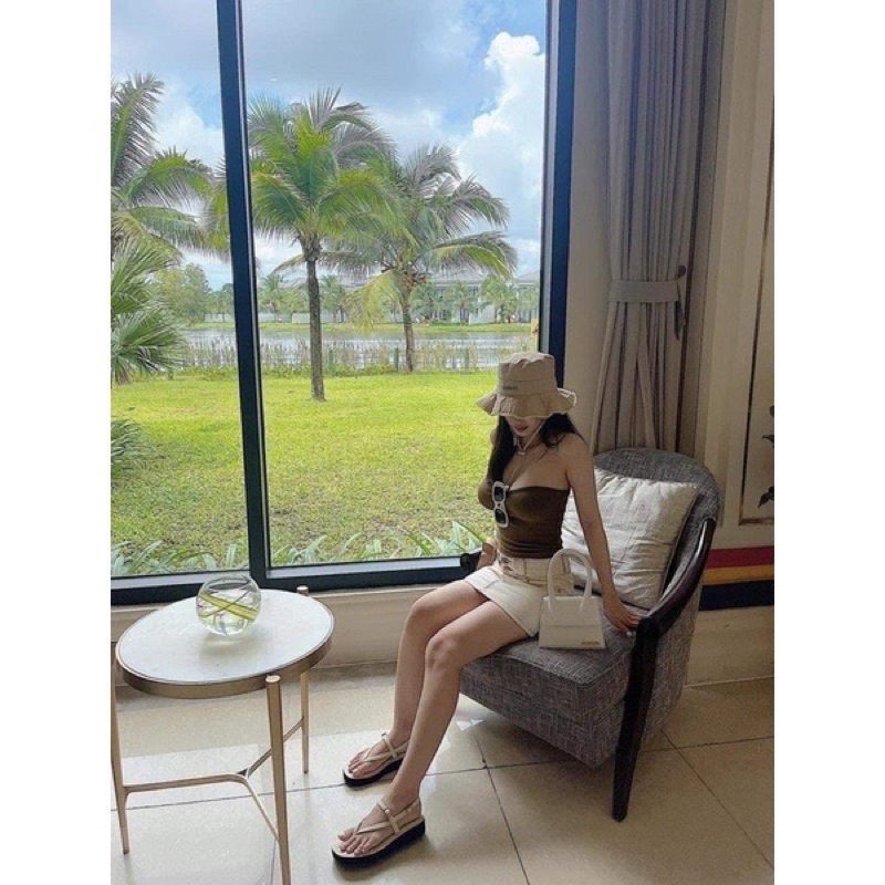 Sandal xỏ ngón CK đế bánh mỳ