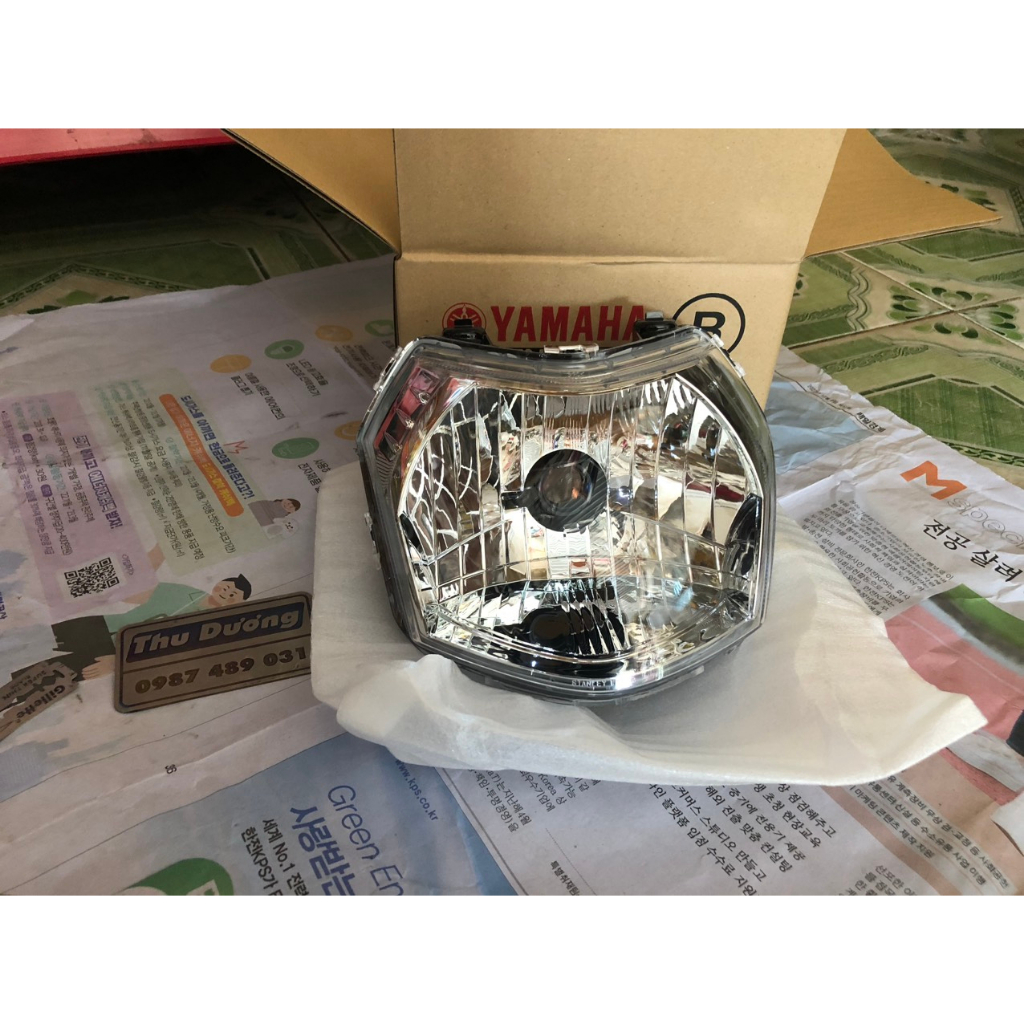 Cụm pha đèn sirius FI RC chính hãng yamaha kèm bóng