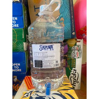 nước suối tinh khiết SAPUWA bình 5 lít có vòi tiện lợi- có sẵn giao hỏa tốc