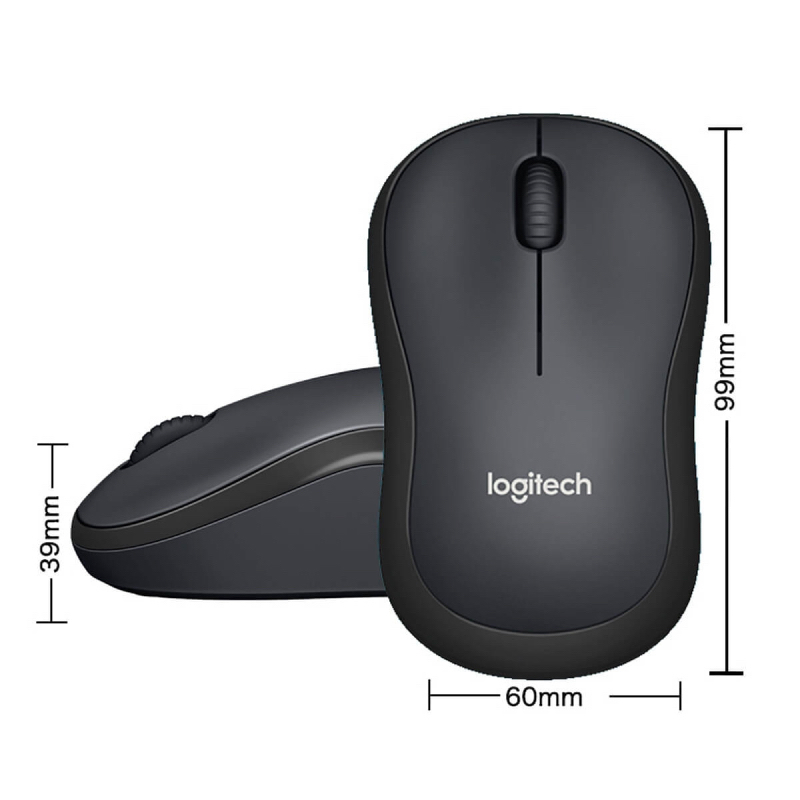 Chuột Không Dây Logitech M220 Silent Không Tiếng Ồn Độ Nhạy Cao - Hàng Công Ty - BH 1 Năm