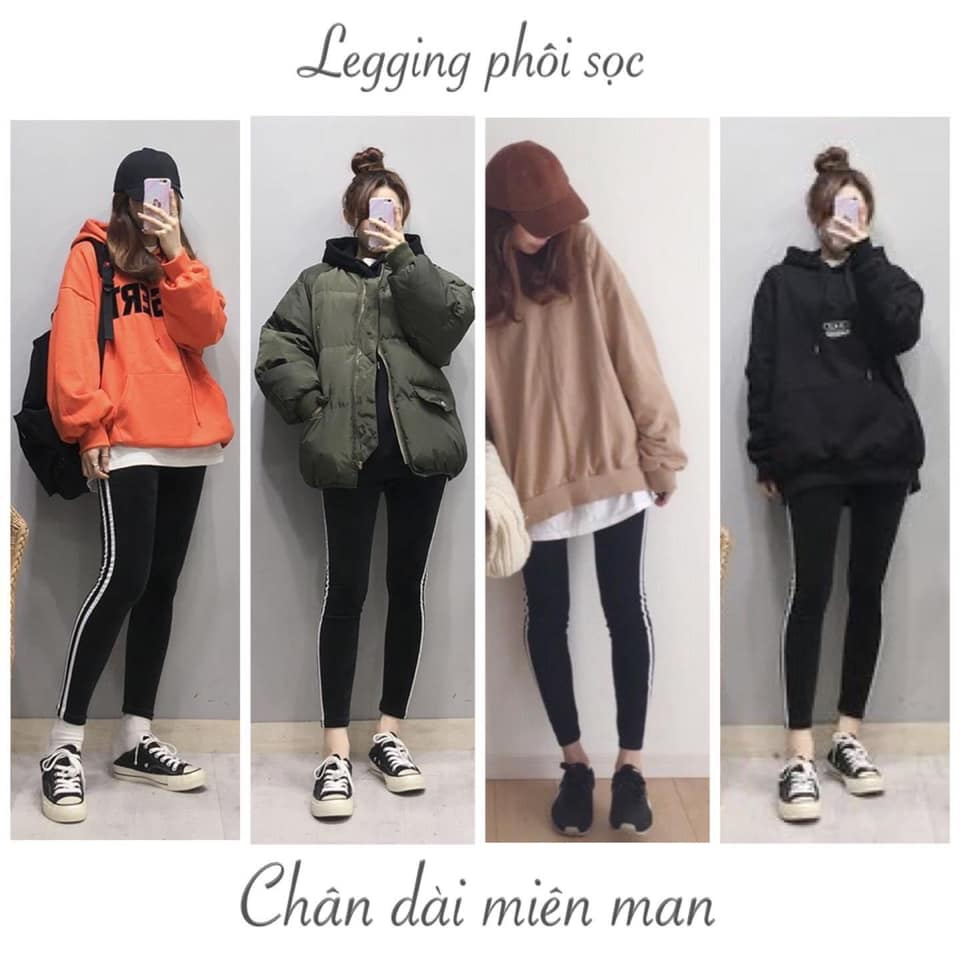 Quần legging Trơn Bo Hàn số lượng ít