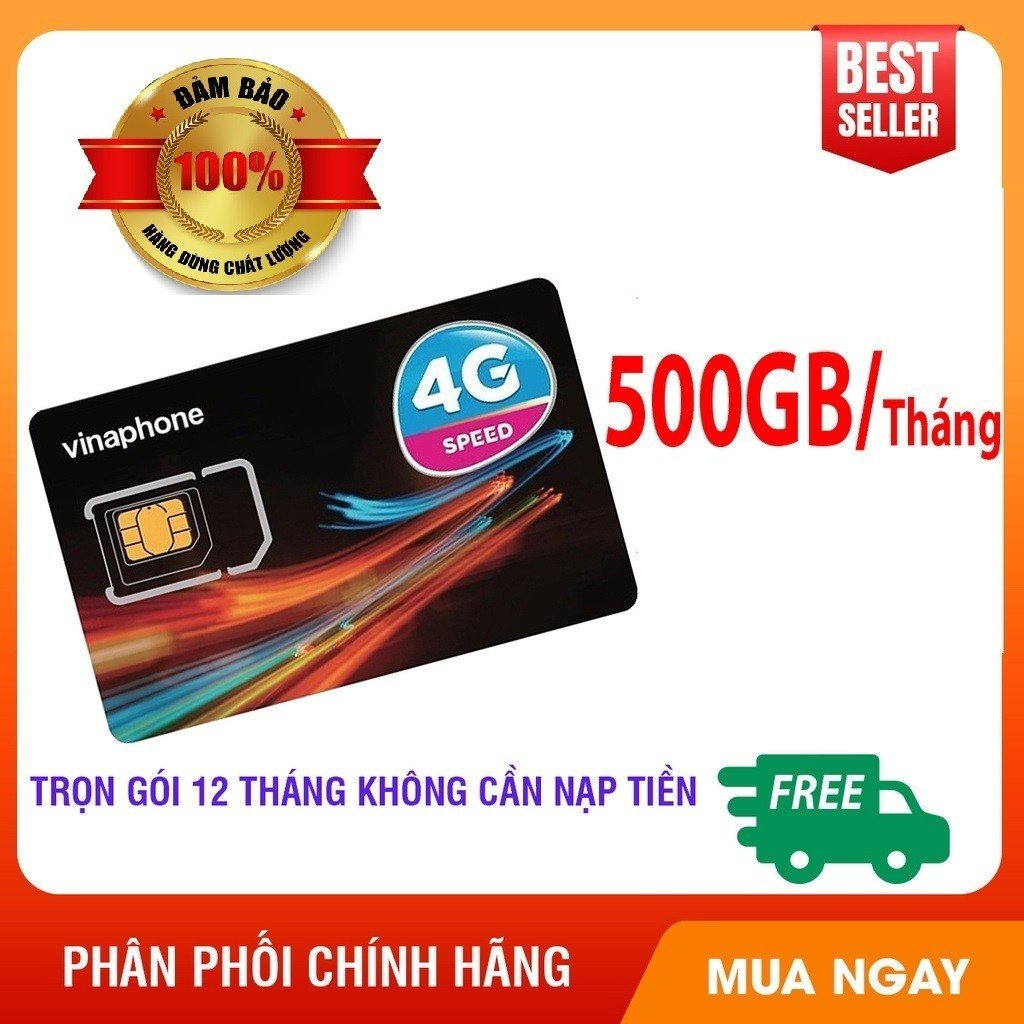 SIM MIỄN PHÍ VÀO MẠNG 1 NĂM - SIM 4G VINAPHONE U1500 TẶNG 500GB MỖI THÁNG- SIM MAX BĂNG THÔNG