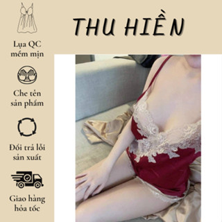 đùi 2 dây ngủ lụa cao cấp- đùi ngủ mặc nhà sexy- hàng quảng châu cao cấp- lụa gấm mềm mịn