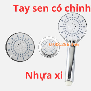 Tay sen tăng áp - Có chỉnh nước - 5 chế độ nước, sen tắm nhựa xi như hình