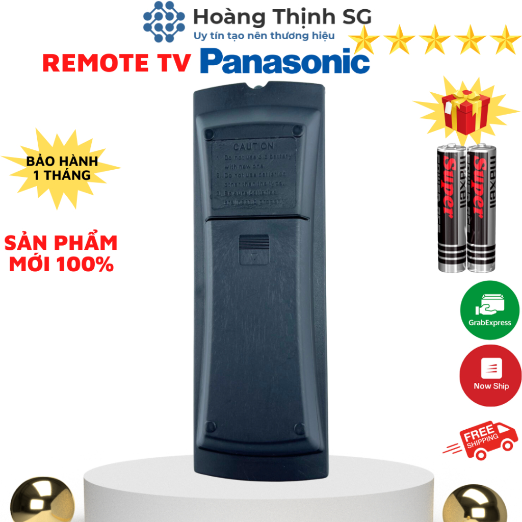 Remote TV Panasonic đời cũ  Tặng kèm pin
