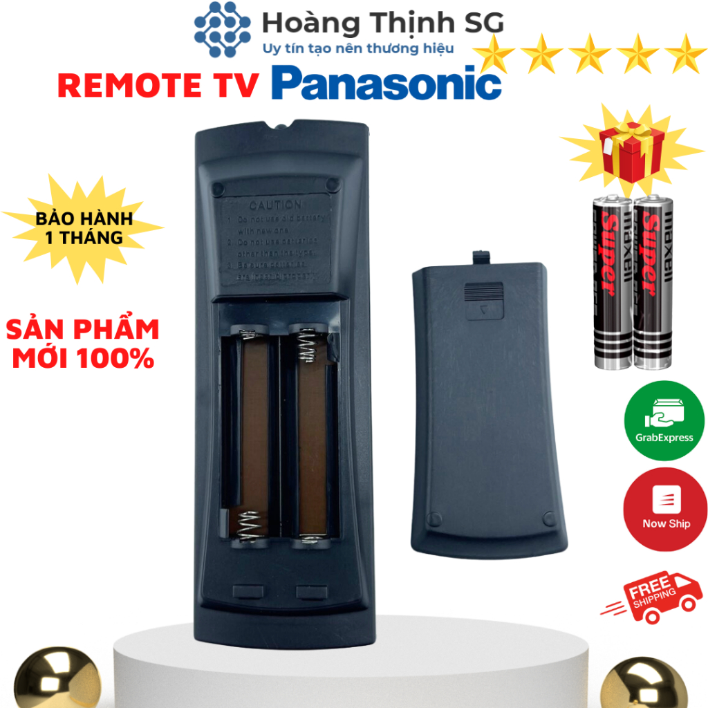 Remote TV Panasonic đời cũ  Tặng kèm pin