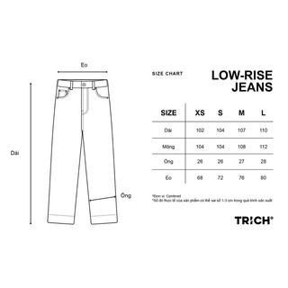 ULA RIPPED LOW-RISE JEANS (QUẦN JEANS ỐNG RỘNG TRICH)