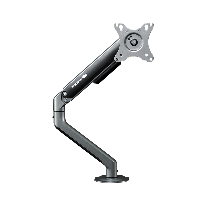 Giá treo màn hình Human Motion T6 Pro tiết kiệm không gian cho bàn làm việc.