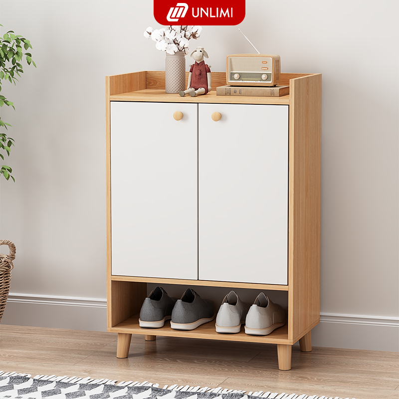 Tủ giày thông minh 2 cánh phong cách Nordic thương hiệu Unlimi - Gp125