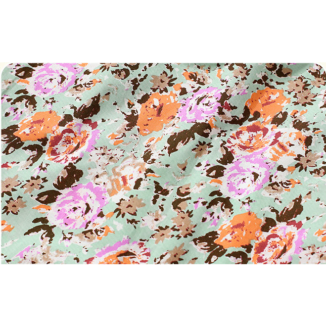 Đầm bé gái LITTLE MAVEN cotton hoa xanh nhúng ngực 4-6 tuổi