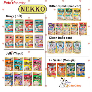 Pate Nekko các loại cho mèo