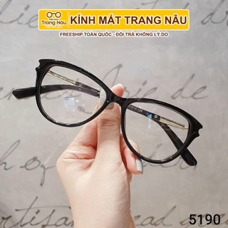 Kính cận mắt mèo có thể thay cận 5190 - Ảnh thật 100%