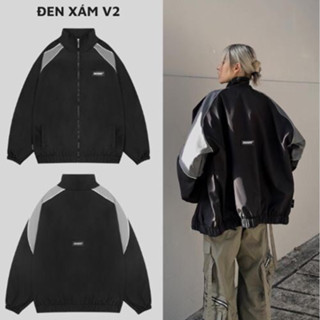 Áo khoác gió local brand TWENTI viền phản quang năng động chất dù 2 lớp chuẩn from unisex 112