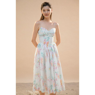 Đầm Hai Dây Hoa - EDINI - D1524