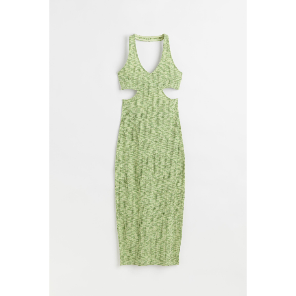 H&M Ribbed Halterneck Dress