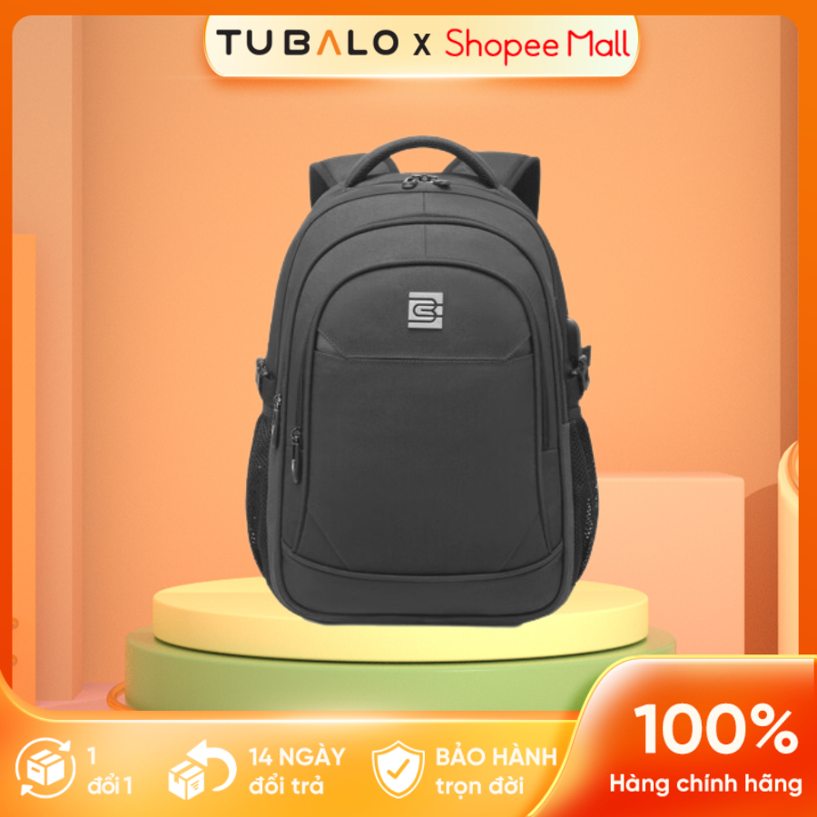 Balo laptop TUBALO thương hiệu Bruno Cavalli 18460 chính hãng chống thấm nước Đỏ làm chống sốc chất lượng