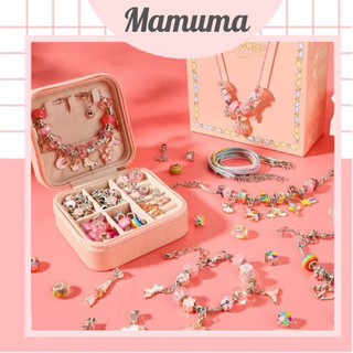  Bộ vòng tay pandora chaudé charm kuromi sanrio dây chuyền xâu chuỗi hạt trang sức cho bé đồ chơi handmade DIY quà tặng 