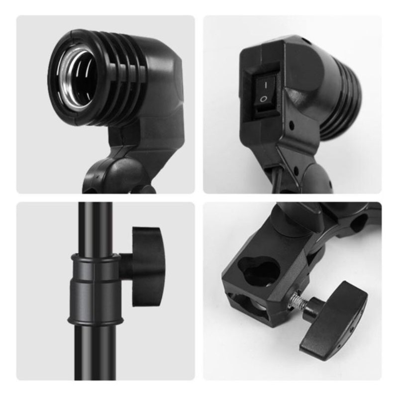 Cây đèn livestream chuôi đèn E27 chuyên dụng chụp sản phẩm STUDIO/chiếu sáng