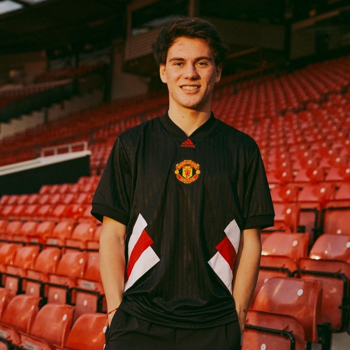 Áo jersey Adidas MU icon range logo thêu
