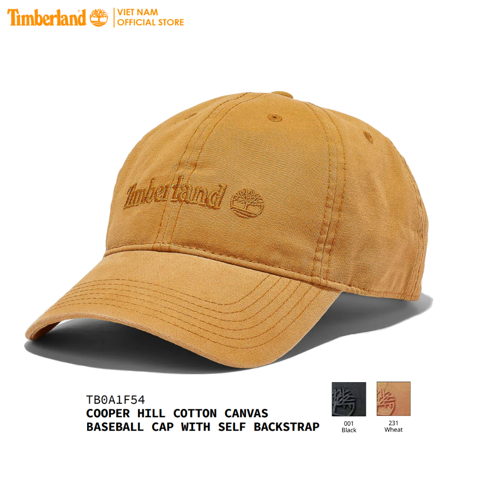 [Original] Timberland Nón Lưỡi Trai Unisex Baseball Cap With Self Backstrap TB0A1F54