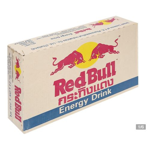 Thùng bò húc Redbull Thái Lan 24 lon