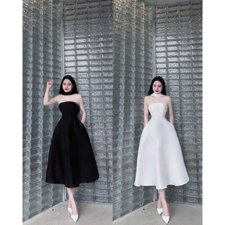 maxi cúp ống xoè liền chocker