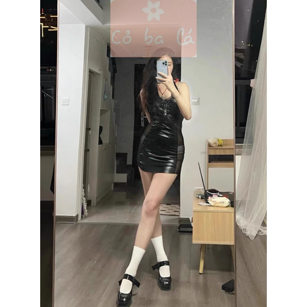 GIÀY THỜI TRANG COBALA SHOES  - SỤC NỮ BÍT MŨI ĐÚP CAO DA BÓNG - GIÀY CAO GÓT KHÓA VUÔNG G23041600