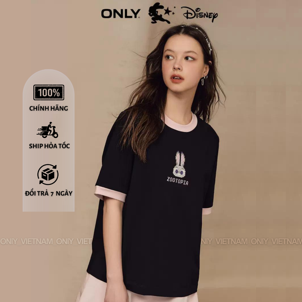Áo phông local brand, áo thun nữ 3158 basic, cotton 100% chính hãng ONLY VIETNAM