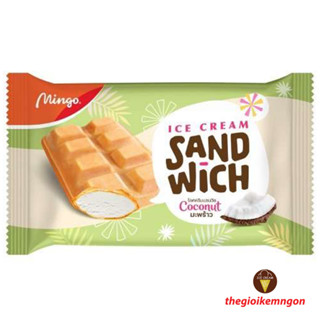 Kem bánh dừa Mingo Sandwich Coconut Thái Lan (45g)