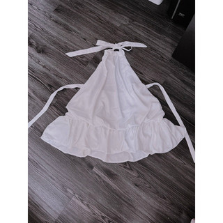 Đầm babydoll cổ yếm hở lưng