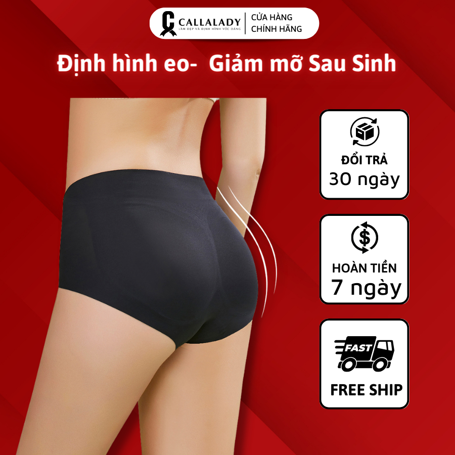 Quần Độn Mông Callalady Hông Cạp Cao Chất Đúc Su Mặc Đầm Áo Dài Chống Lộ