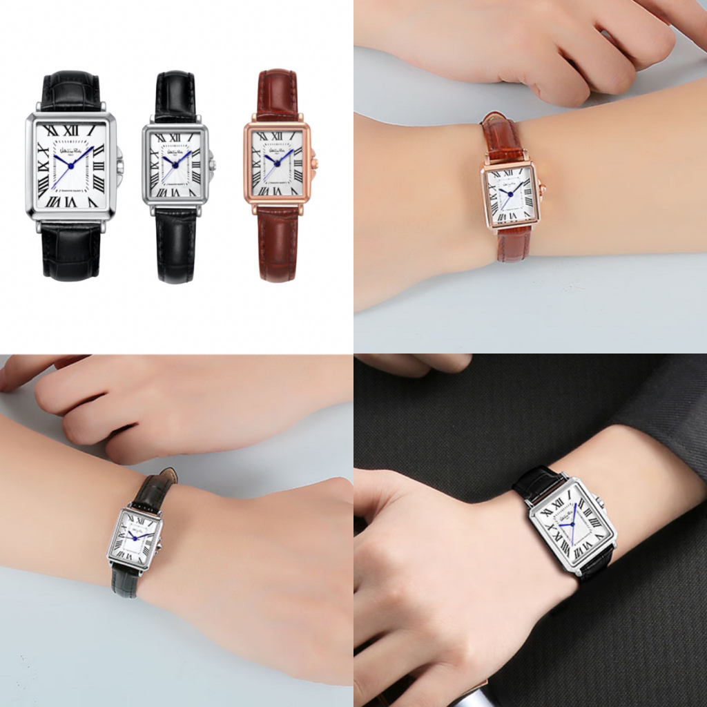 Đồng hồ VALENTINO RUDY VR1125A Watch Square Classic Leather