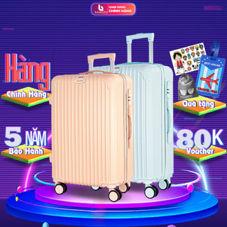 Vali Du Lịch Size 24 Inch Size 20 Inch Cao Cấp Giá Rẻ Bền Đẹp Chống Va Đập Trầy Xước Bảo Hành 5 Năm Bamozo 8801