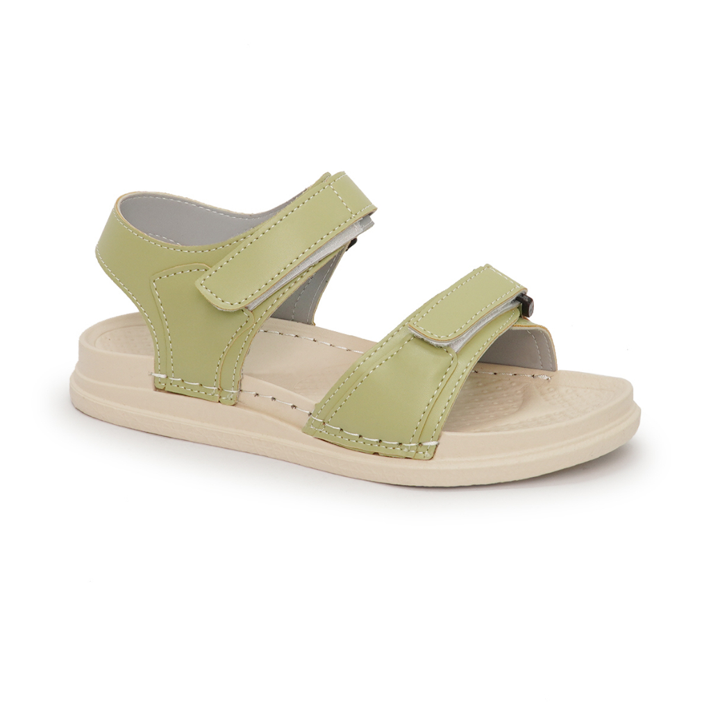Sandal Nữ Hanatabi 2 Lớp Quai Ngang Xé May Liền Đế Cao 2cm Mã HNSDX2F804