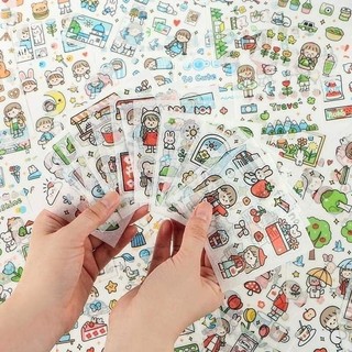 Set 10 miếng dán sticker dễ thương