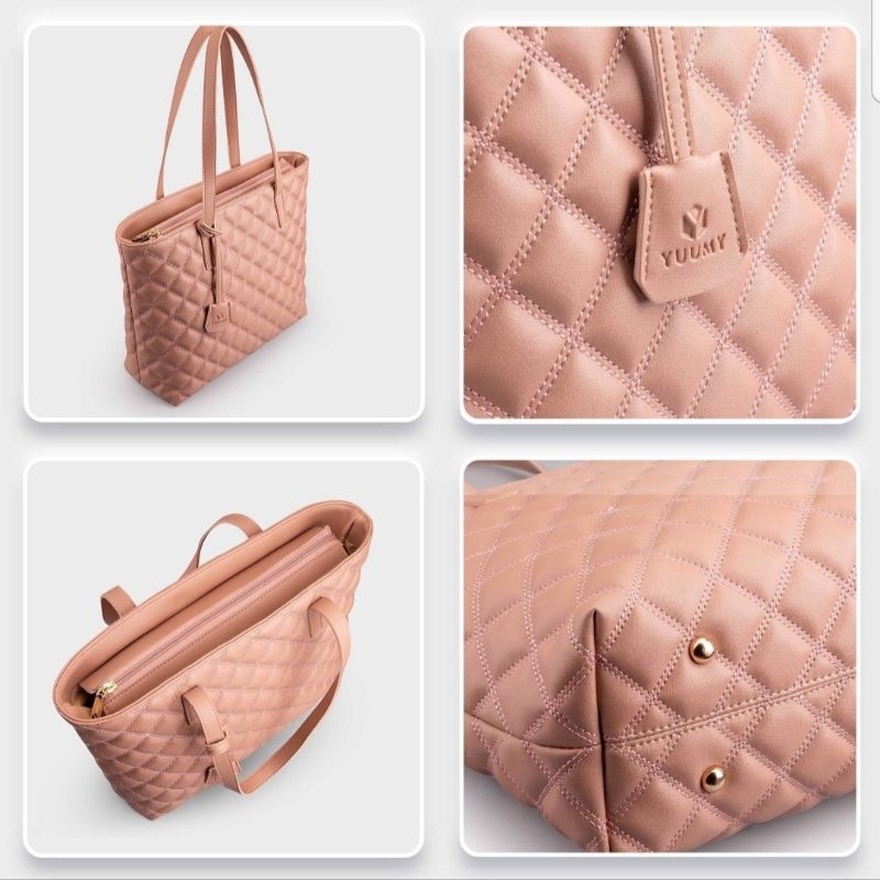 Túi xách da nữ phối Charm trang trí Yuumy Seasand YTX28