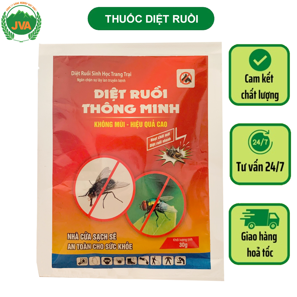 Thuốc diệt ruồi sinh học 30g không mùi hiệu quả cao JVA61 VietNhat