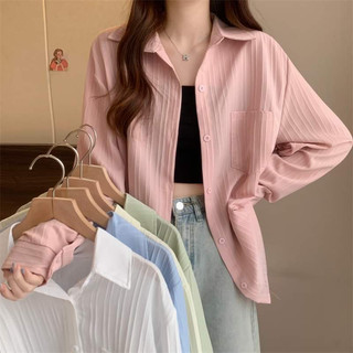Áo sơ mi vải gân đi học,đi làm,đi chơi