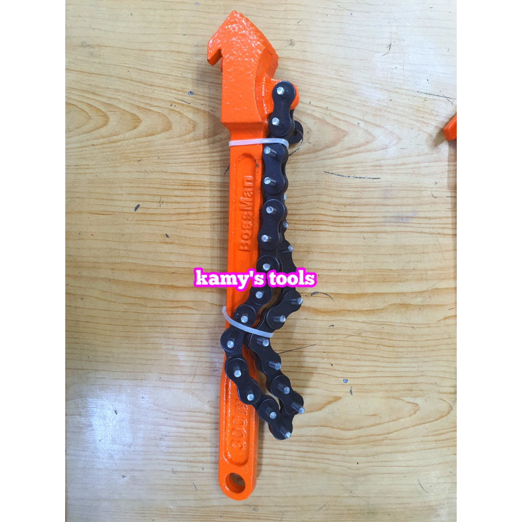 Cảo cờ lê mở lọc dầu nhớt bằng dây xích cán dài 150mm và 300mm