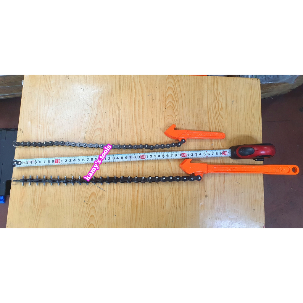 Cảo cờ lê mở lọc dầu nhớt bằng dây xích cán dài 150mm và 300mm