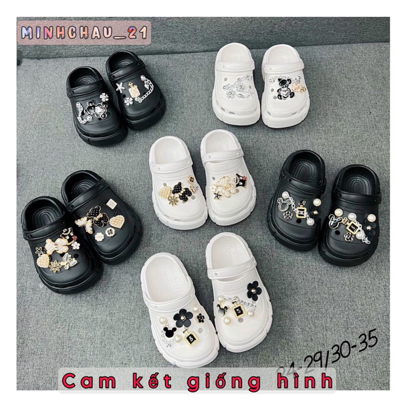 Dép sục, Dép Cross Bé Trai Bé Gái có kèm sticker. Hàng cao cấp siêu nhẹ chống trơn trượt an toàn cho bé.