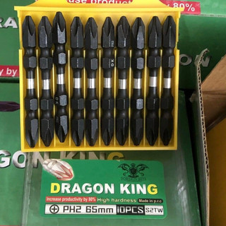 (hộp 10 mũi) Đầu bắn tôn bắn vít Dragon king