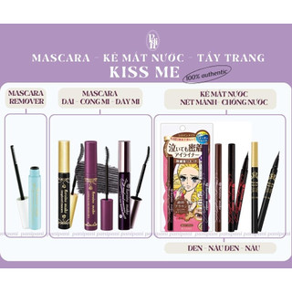 [100% AUTH] MASCARA  KISS ME WATER STRONG LONG & CURL + VOLUME CURL + KẺ MẮT HEROINE