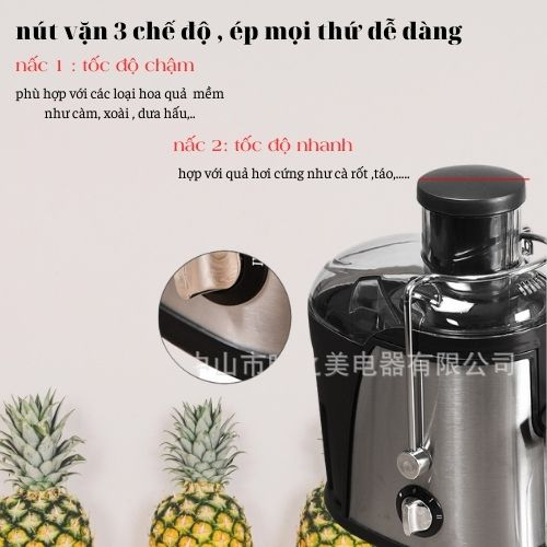 Máy ép  trái cây hoa quả , máy ép nguyên quả công suất lớn .máy ép gia đình đa năng, Bảo hành 12 tháng