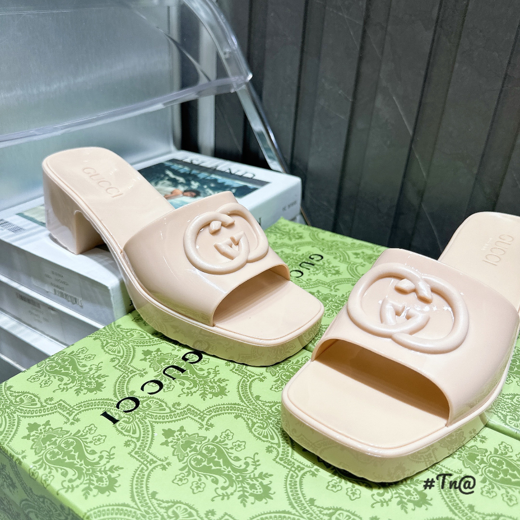 Guốc nhựa Gucci new 2023 - Size 35-38 - 3 màu - Hàng cực đẹp - Siêu hottt - Hàng fullbox túi giấy bill